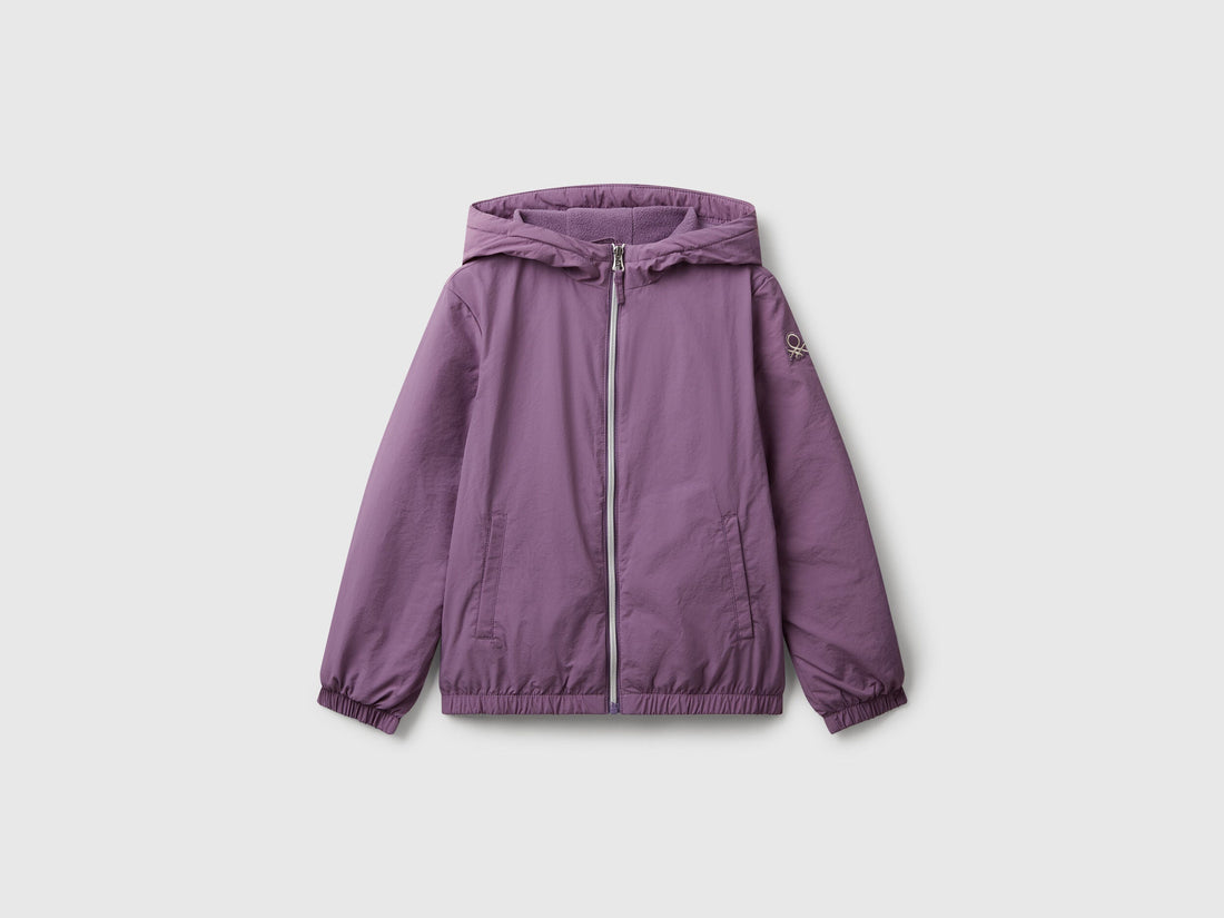 Benetton_Purple_Light &quot;Rain Defender&quot; Jacket_2IGGCN06E_1V4_01