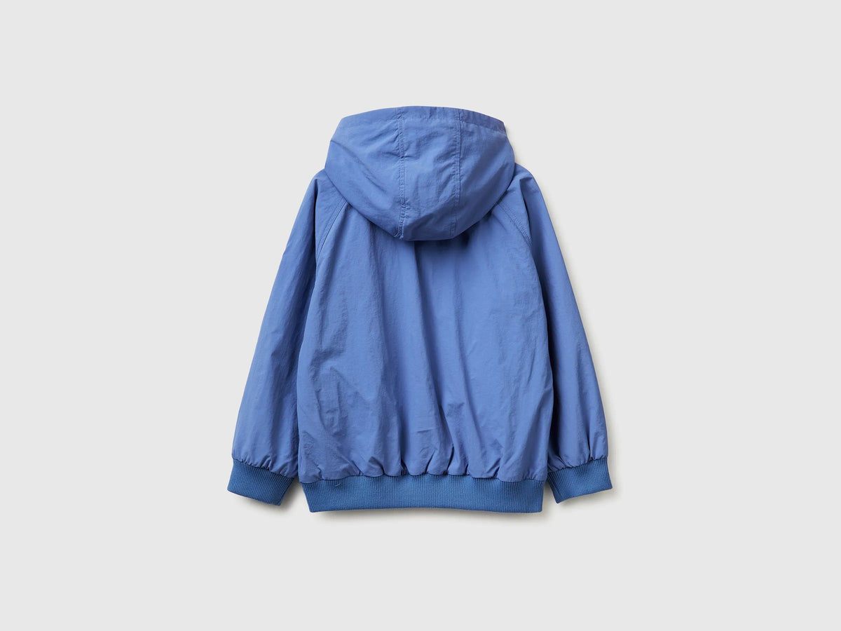 Benetton Air force blue Boys Nylon Jacket SKU: 2IGGCN06Z_05N Image 02