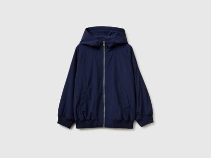 Benetton Dark blue Boys Nylon Jacket SKU: 2IGGCN06Z_252 Image 01