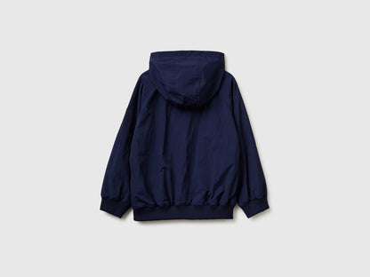 Benetton Dark blue Boys Nylon Jacket SKU: 2IGGCN06Z_252 Image 02