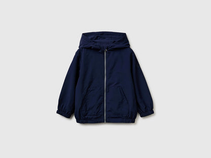 Benetton Dark blue Boys Rain Defender Nylon Jacket SKU: 2IGGGN049_252 Image 01