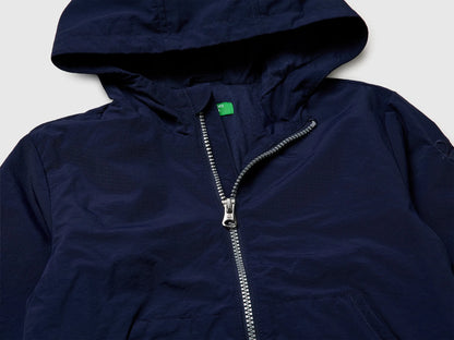 Benetton Dark blue Boys Rain Defender Nylon Jacket SKU: 2IGGGN049_252 Image 03