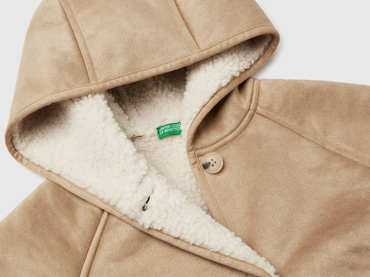Benetton_Beige_Hooded Jacket with Suede Look_2JLAGN044_901_03