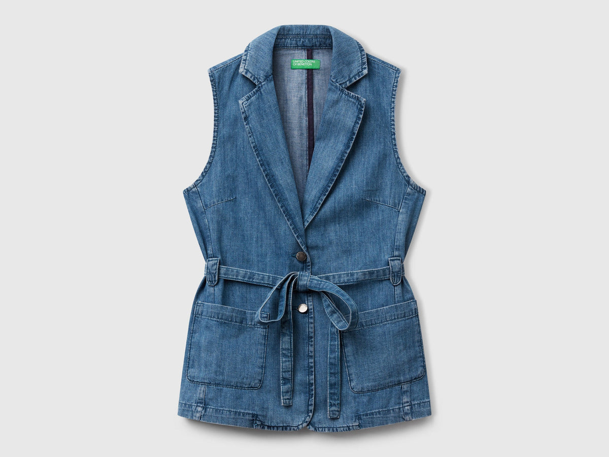 Benetton_Vest in Chambray_2KOWDJ00Z_902_04