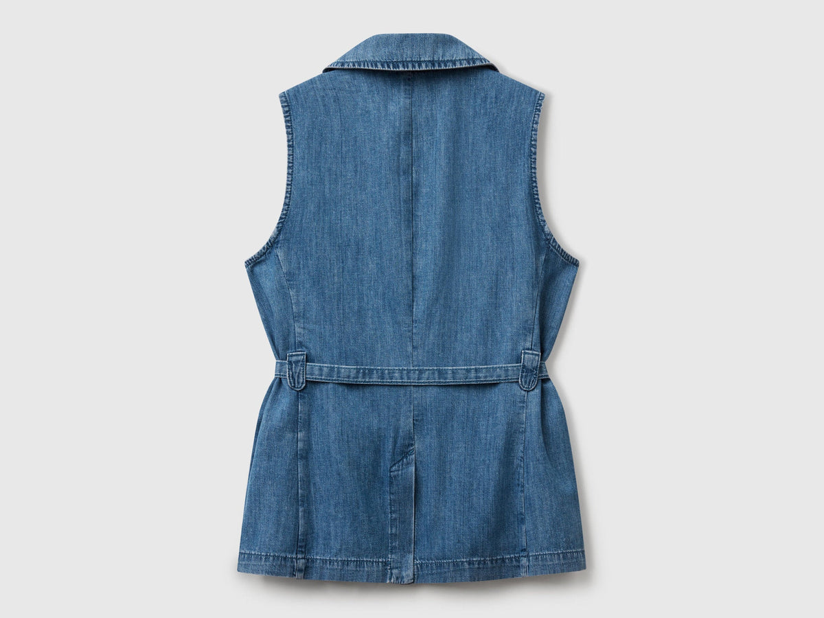 Benetton_Vest in Chambray_2KOWDJ00Z_902_05