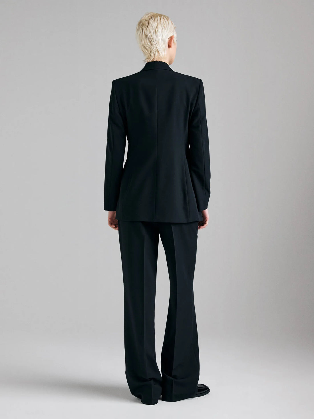 Sisley Black Women Knotted Blazer SKU: 2KVXLW03U_100 Image 02