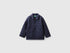 Benetton Dark Blue Boys Quilted "Rain Defender" Jacket SKU: 2MJACN053_252 Image 01