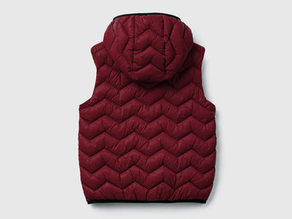 Benetton_Burgundy_Padded Vest with Hood_2TWDCJ00R_129_02