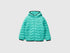 Benetton Light green Boys Padded Jacket with Hood SKU: 2TWDCN04V_08N Image 01