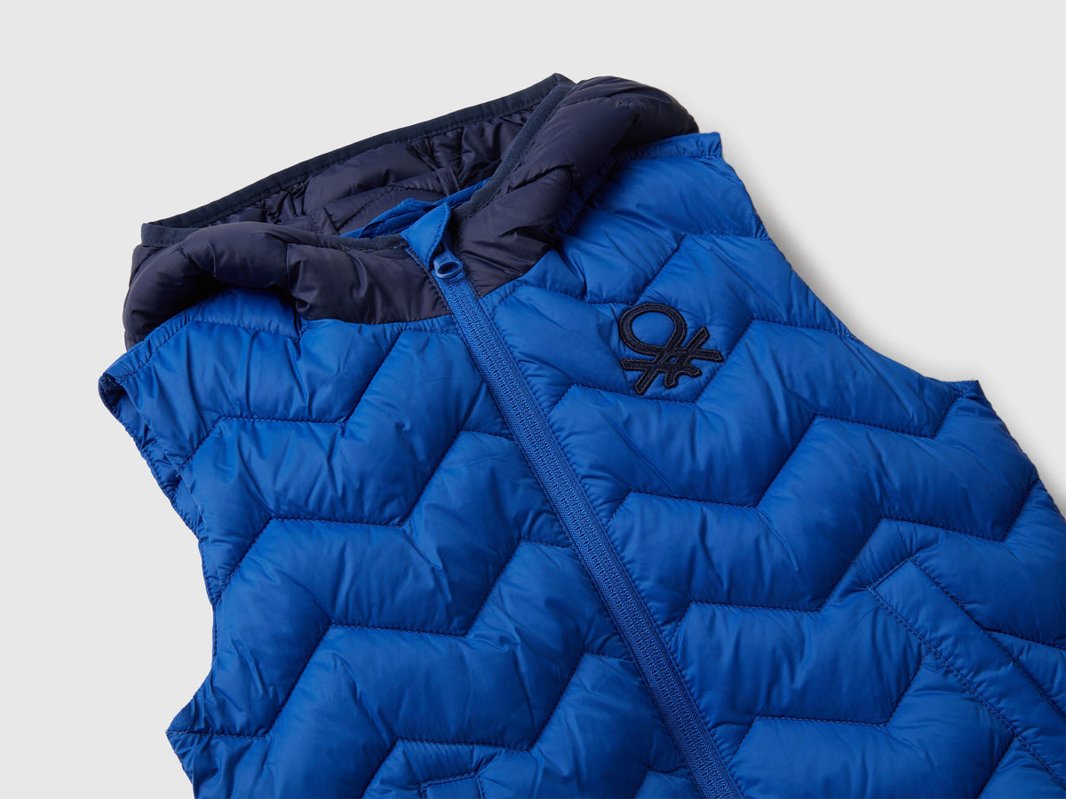 Benetton_Blue_Padded Vest with Hood_2TWDGJ00G_902_03