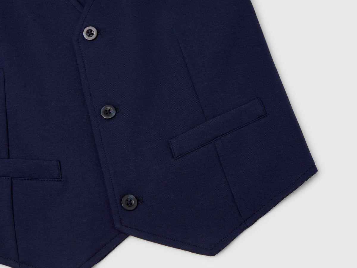 Benetton_Lined Waistcoat with Buttons_2U7FCJ010_252_03