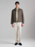 Sisley Brown Men Linen Blend Jacket SKU: 2UQDSN04S_901 Image 01