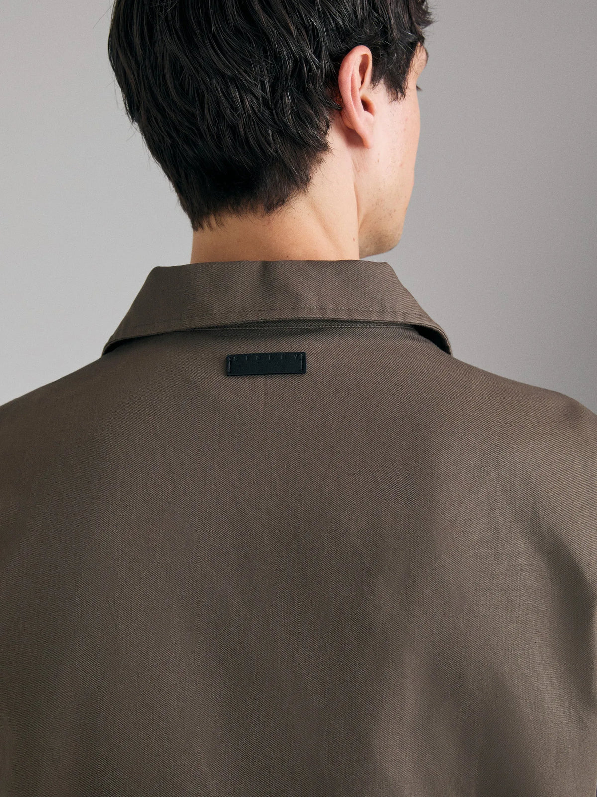 Sisley Brown Men Linen Blend Jacket SKU: 2UQDSN04S_901 Image 04