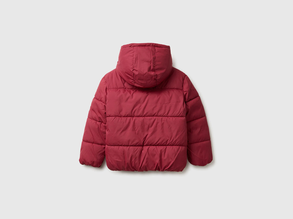 Benetton_Red_Padded Jacket with Teddy Interior_2WU0CN05I_39J_02