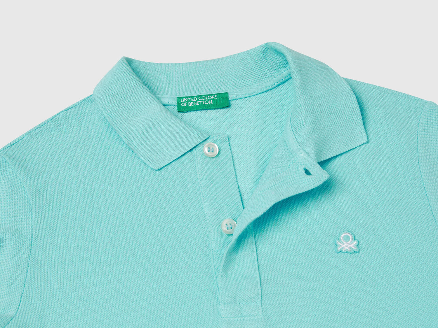 Benetton_Slim Fit Polo in Pure Cotton_3089C300Q_18T_03