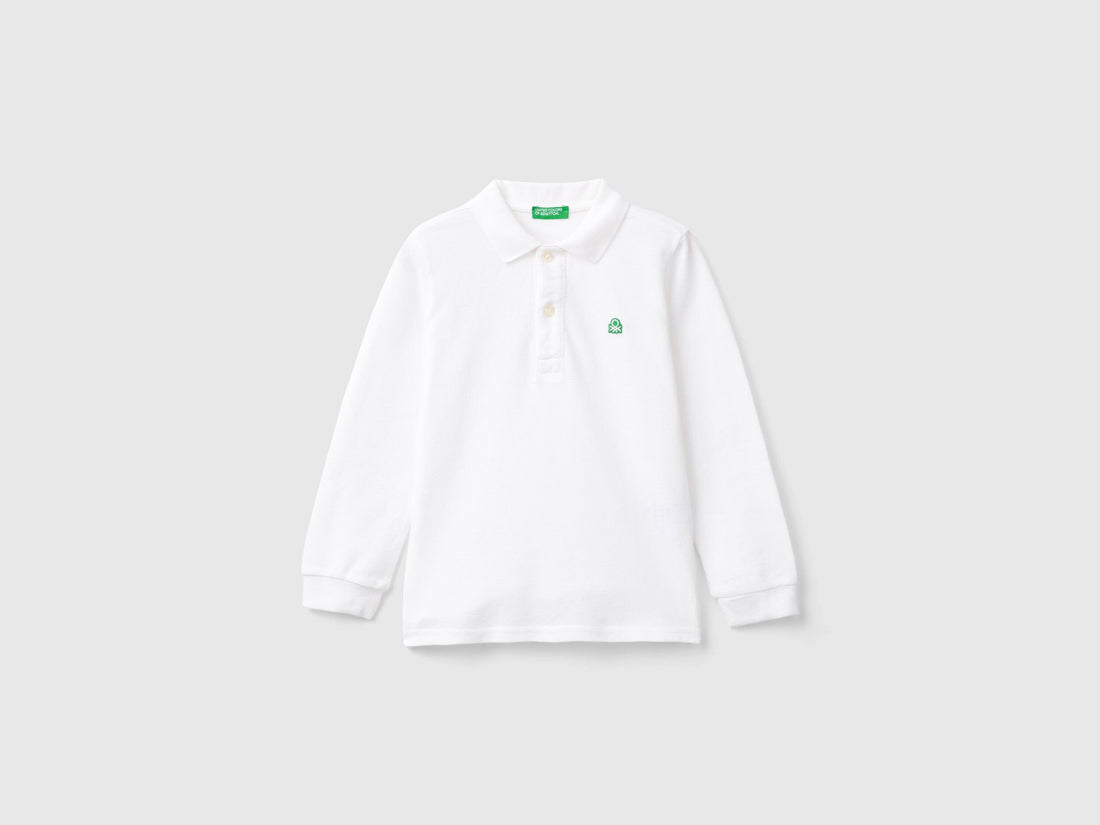 Long Sleeve Polo In Organic Cotton_3089G3009_101_01