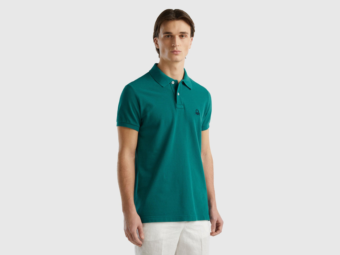 Teal Slim Fit Polo_3089J3178_1P2_01