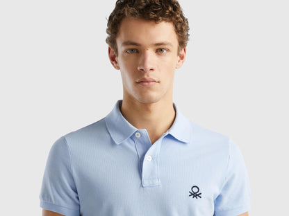 Slim Fit Light Blue Polo Shirt_3089J3178_2K3_03