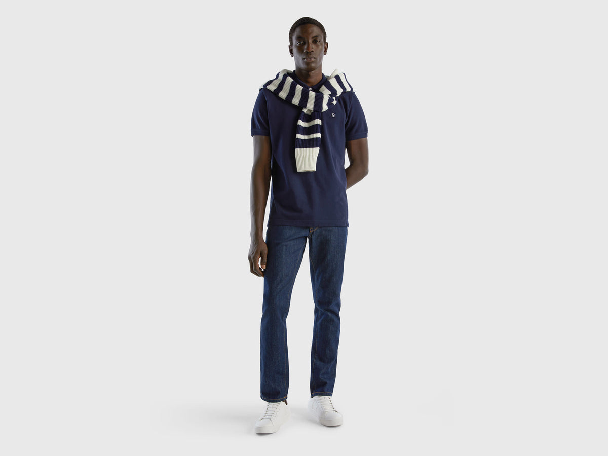Dark Blue Regular Fit Polo_3089J3179_016_03