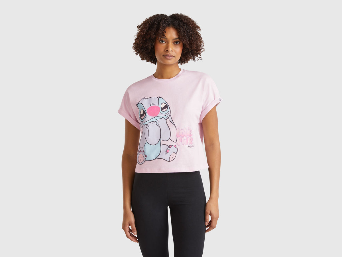 Benetton_Lilo &amp; Stitch ©Disney Boxy Fit T-Shirt_30963M07C_24Z_01