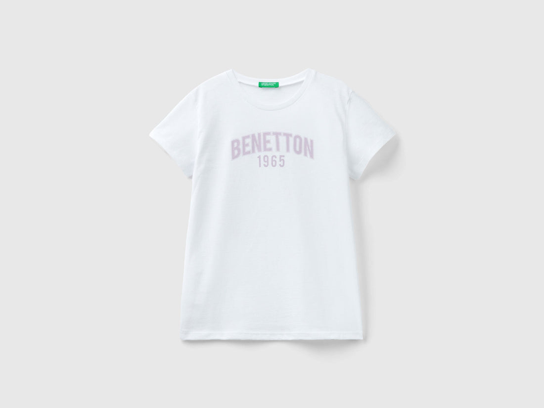 100% Cotton T-Shirt With Logo_3096C10H9_101_01