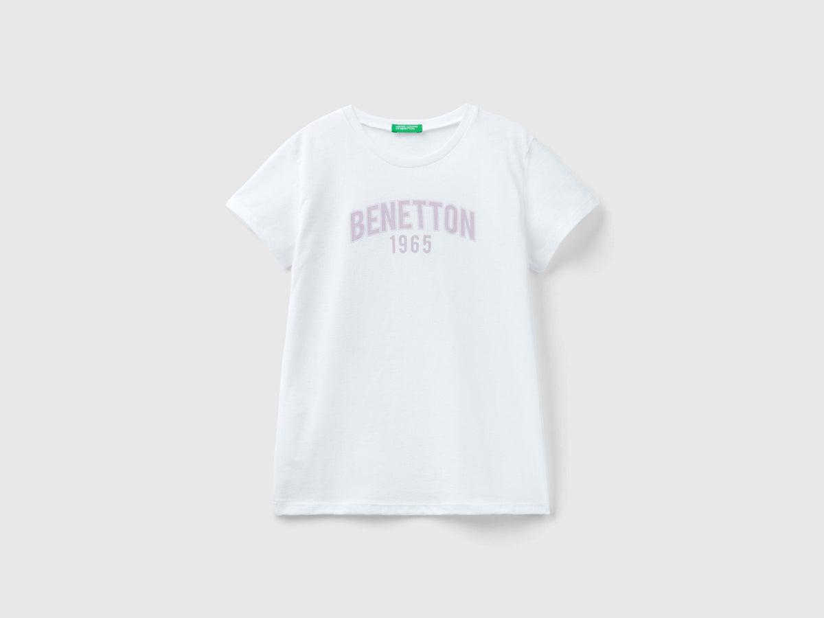100% Cotton T-Shirt With Logo_3096C10H9_101_01