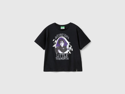 Black Wednesday Addams T-Shirt_3096C10MF_100_01