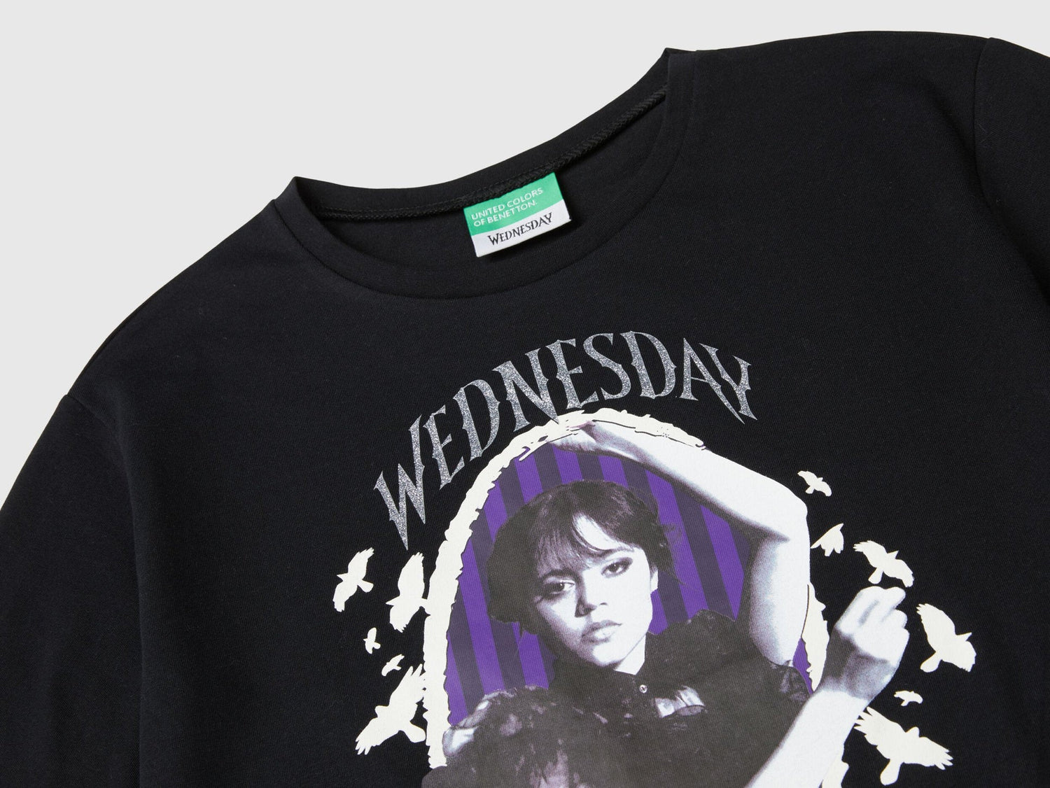 Black Wednesday Addams T-Shirt_3096C10MF_100_03