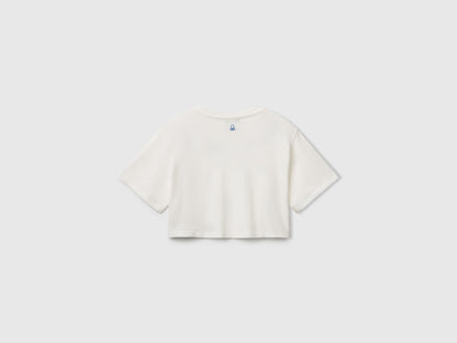 Benetton_White T-Shirt with Shell Embroidery_3096C10PC_074_02