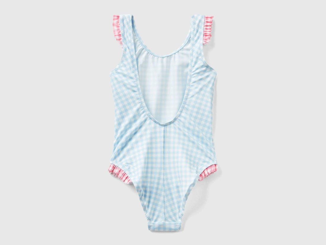 Vichy One-Piece Swimsuit With Flounces_317Y0I00J_62E_02