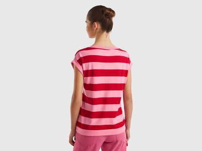 Striped T-Shirt In 100% Cotton_32FXD107K_78T_02