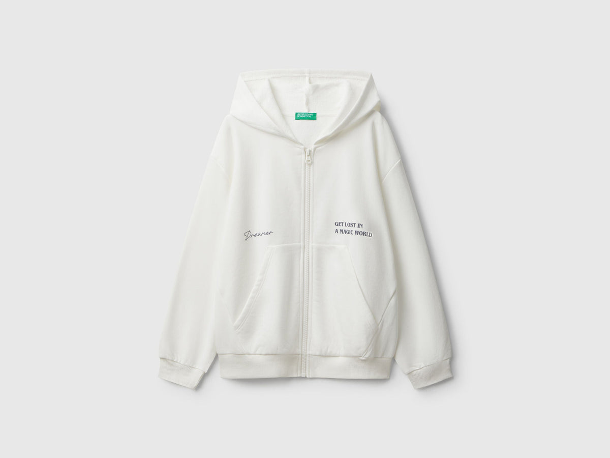 Benetton_Creamy White_Zip-Up Sweatshirt with Print_32N4C505I_074_01