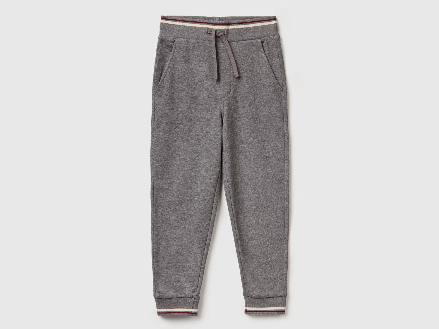 Benetton_Dark Gray_Sweatpants with Straight Leg_32N4CF06E_507_01