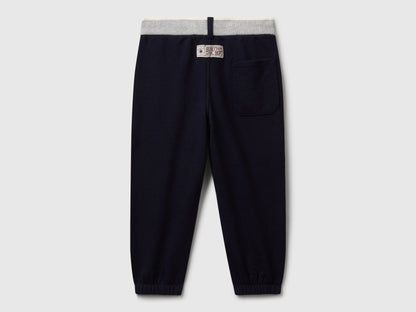 Benetton_Dark Blue_Sweatpants with Drawstring_32N4GF050_016_02