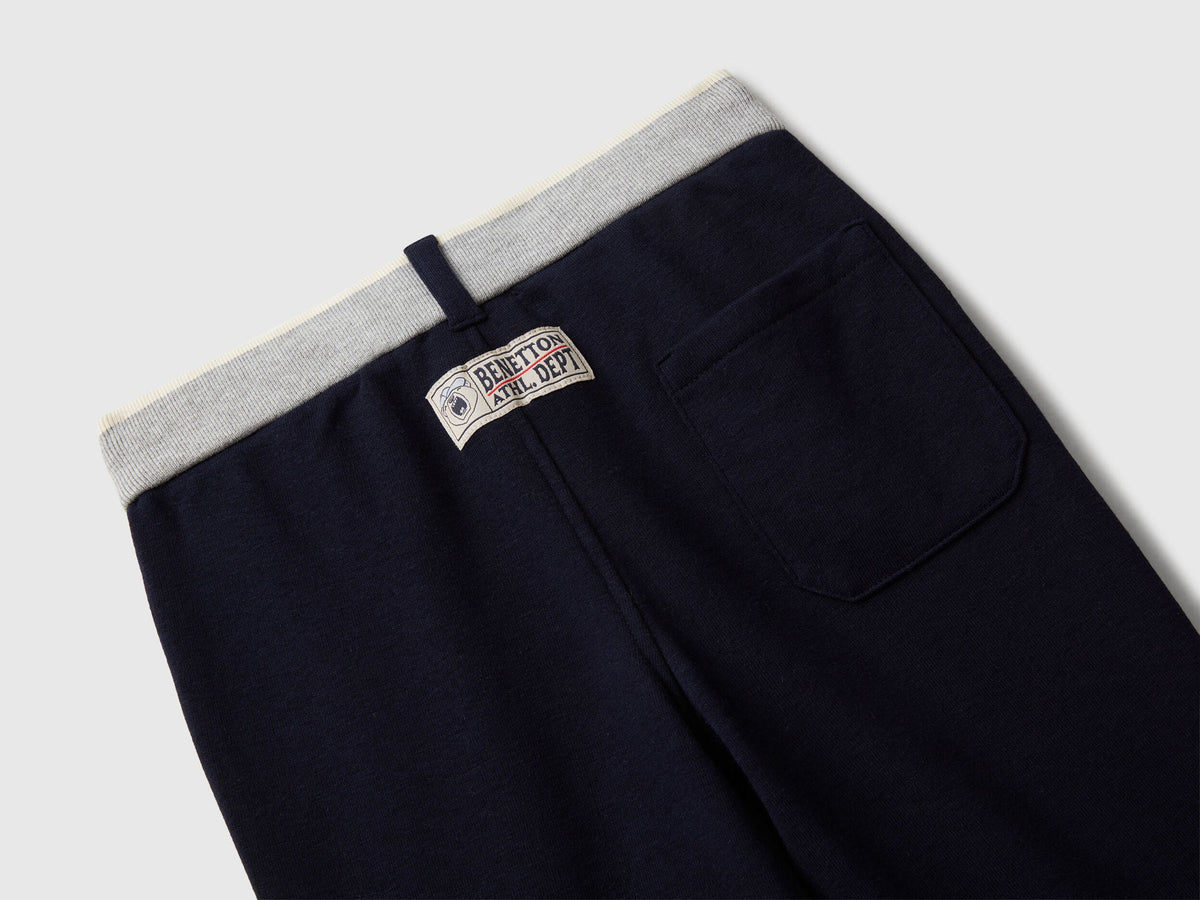 Benetton_Dark Blue_Sweatpants with Drawstring_32N4GF050_016_03