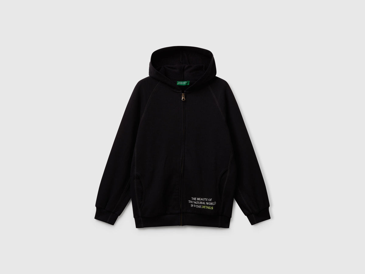 Benetton_Black_Sweatshirt with Prints_33NVC505A_100_01