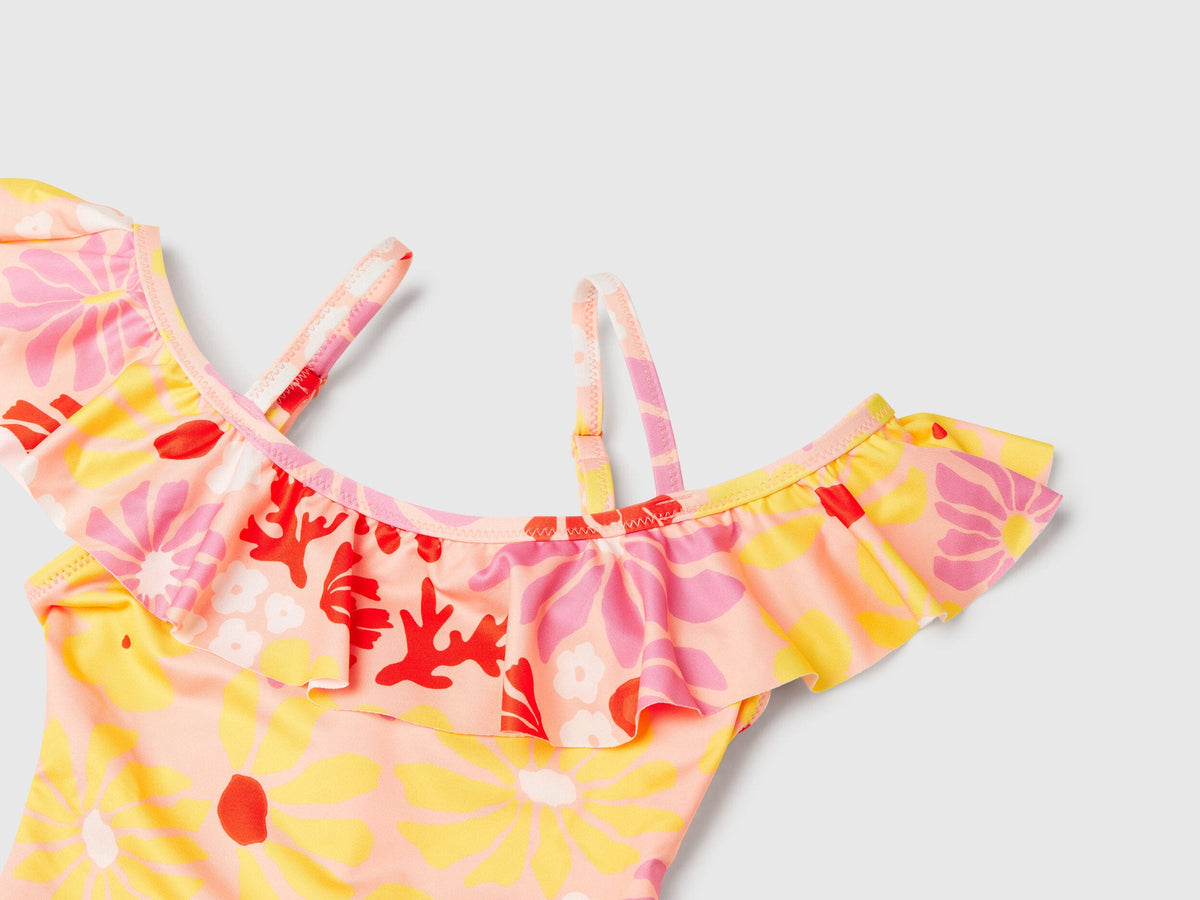 Benetton_One-Piece Swimsuit with Flower Print_33YK0I00R_70H_03