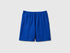 Benetton Bright Blue Men Cotton Fleece Bermuda Shorts SKU: 342ZU900X_19R Image 01