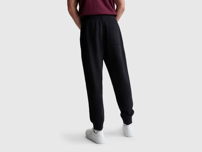 Benetton_Black_Cotton Sweat Joggers_342ZUF01B_100_03
