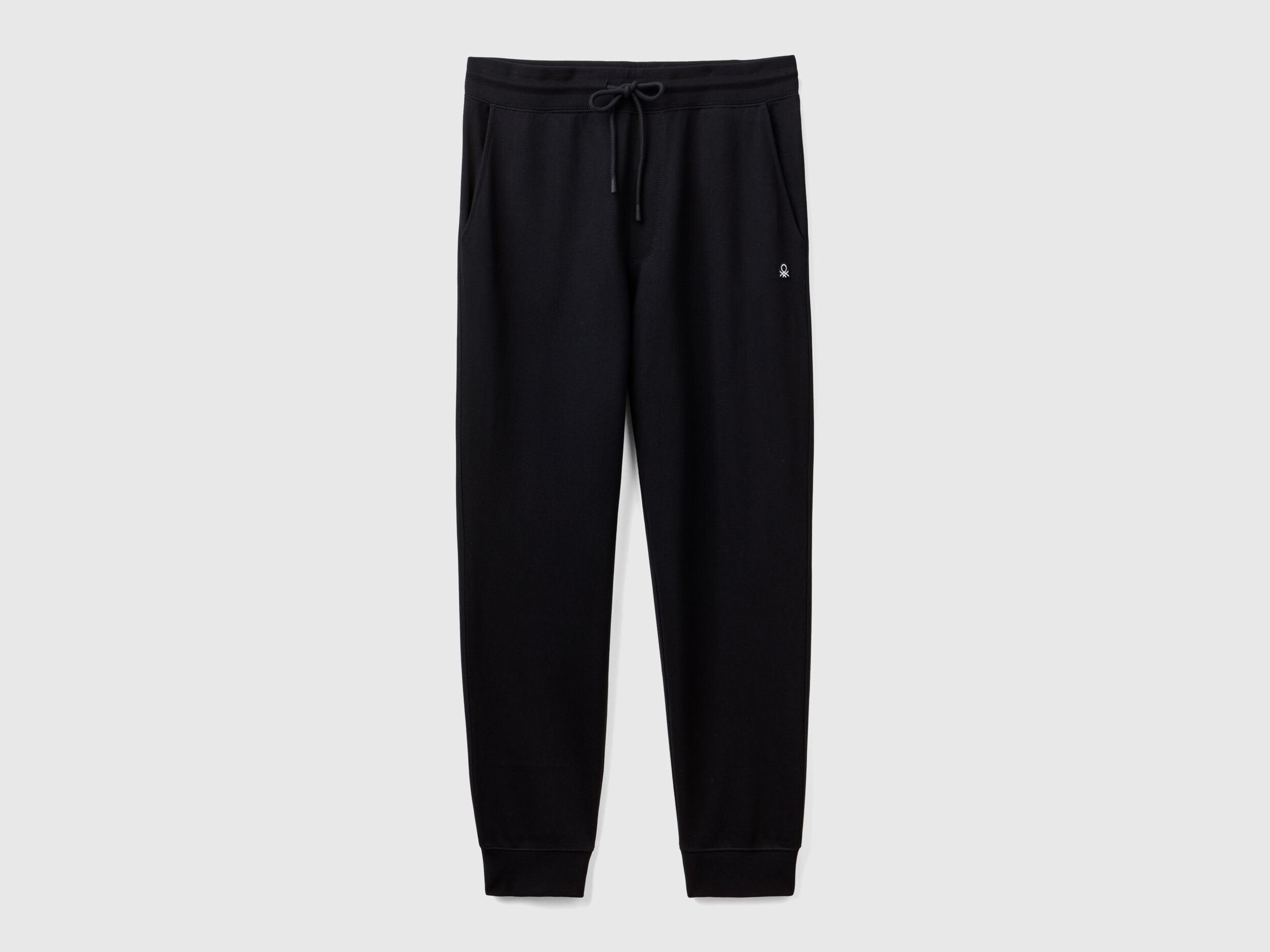 Sweat Joggers in 100% Cotton_342ZUF01B_100_04