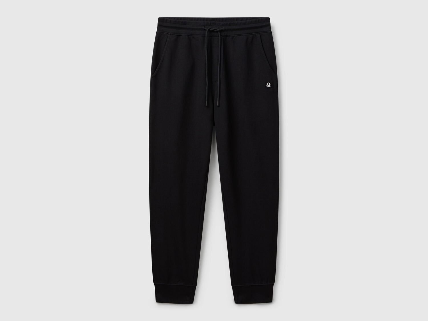 Benetton_Black_Cotton Sweat Joggers_342ZUF01B_100_05