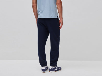 Benetton Dark Blue Men Fleece Joggers SKU: 342ZUF01J_016 Image 03