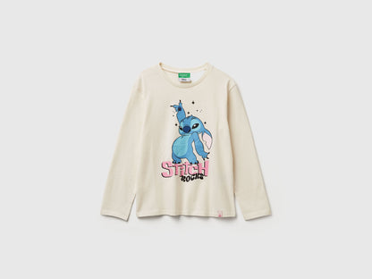 Benetton_Creamy White_Lilo &amp; Stitch ©Disney  T-Shirt_35RYC10Q7_0R2_01