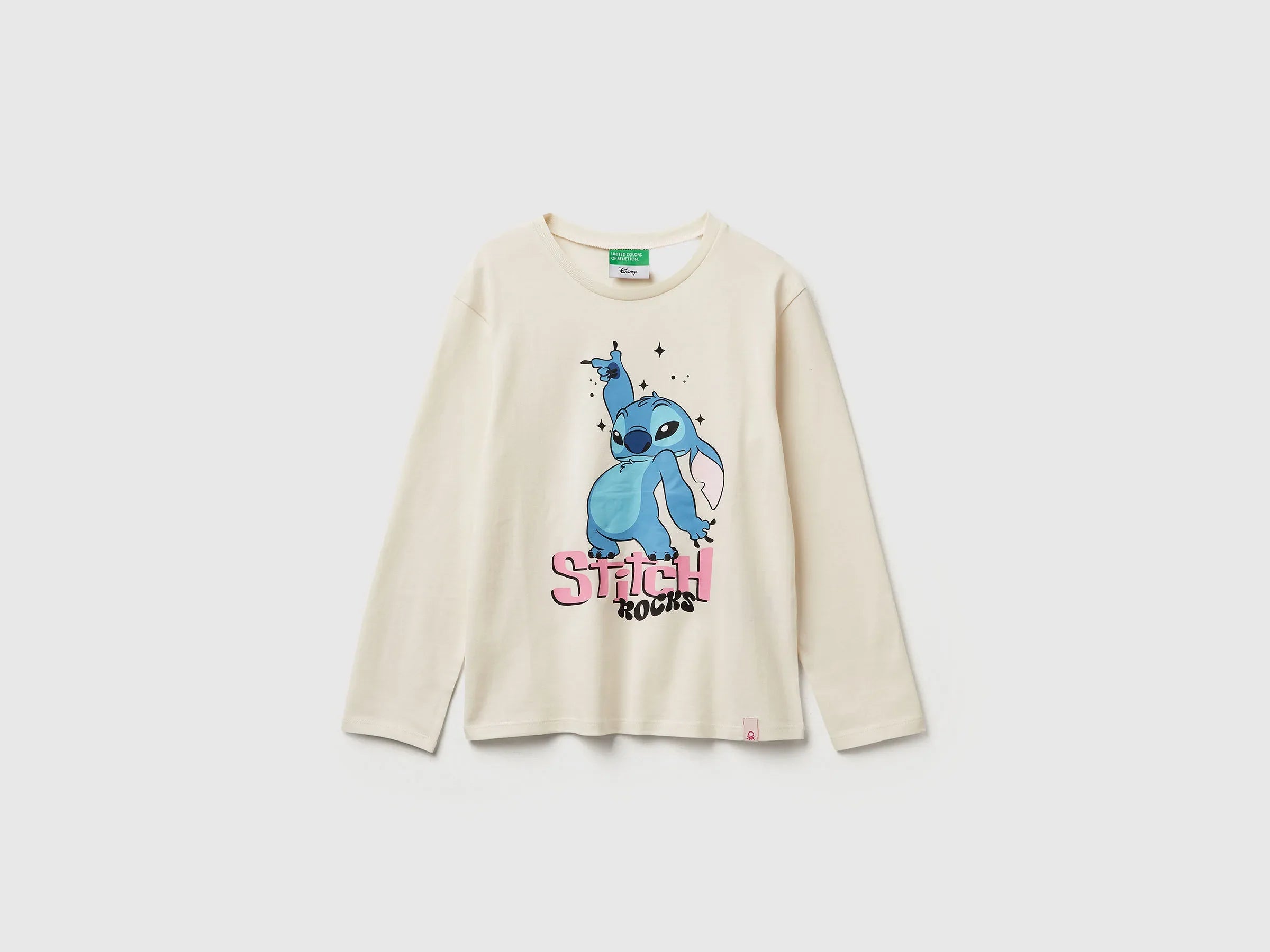 Benetton_Creamy White_Lilo &amp; Stitch ©Disney T-Shirt_35RYC10Q7_0R2_01
