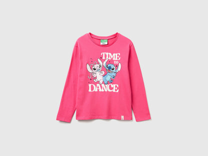 Benetton_Fuchsia_Lilo &amp; Stitch ©Disney T-Shirt_35RYC10Q7_1A2_01