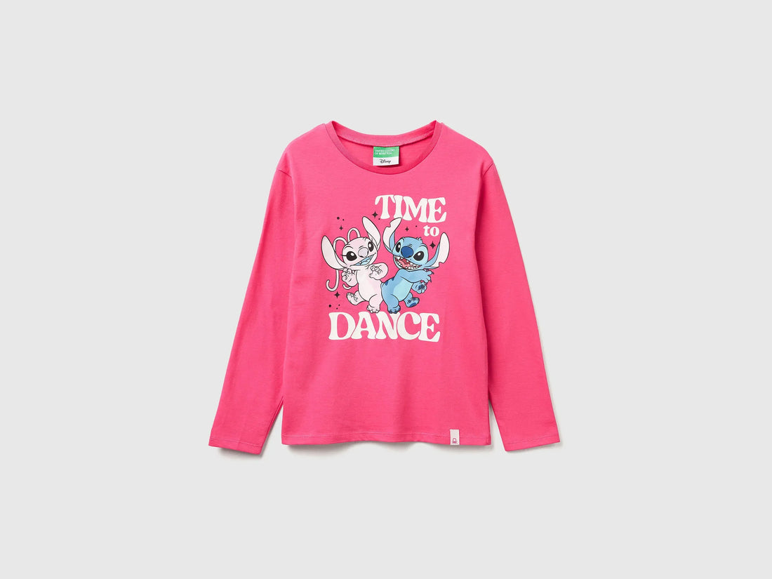 Benetton_Fuchsia_Lilo &amp; Stitch ©Disney T-Shirt_35RYC10Q7_1A2_01