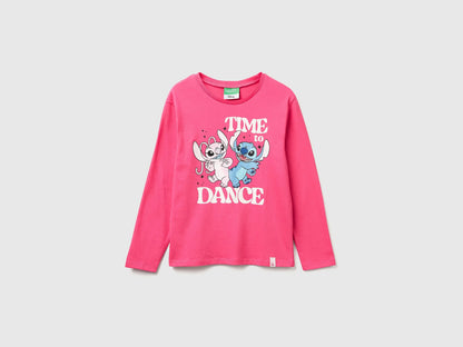 Benetton_Fuchsia_Lilo &amp; Stitch ©Disney T-Shirt_35RYC10Q7_1A2_01