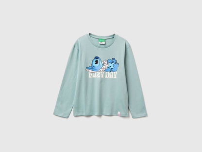Benetton_Aqua_Lilo &amp; Stitch ©Disney T-Shirt_35RYC10Q7_30V_01