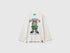 Benetton_Creamy White_T-Shirt Featuring Garfield ©2025 By Paws, Inc._35RYC10QA_074_01