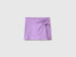 Benetton Purple Girls Heart-Printed Culottes SKU: 35RYC903W_2P5 Image 01